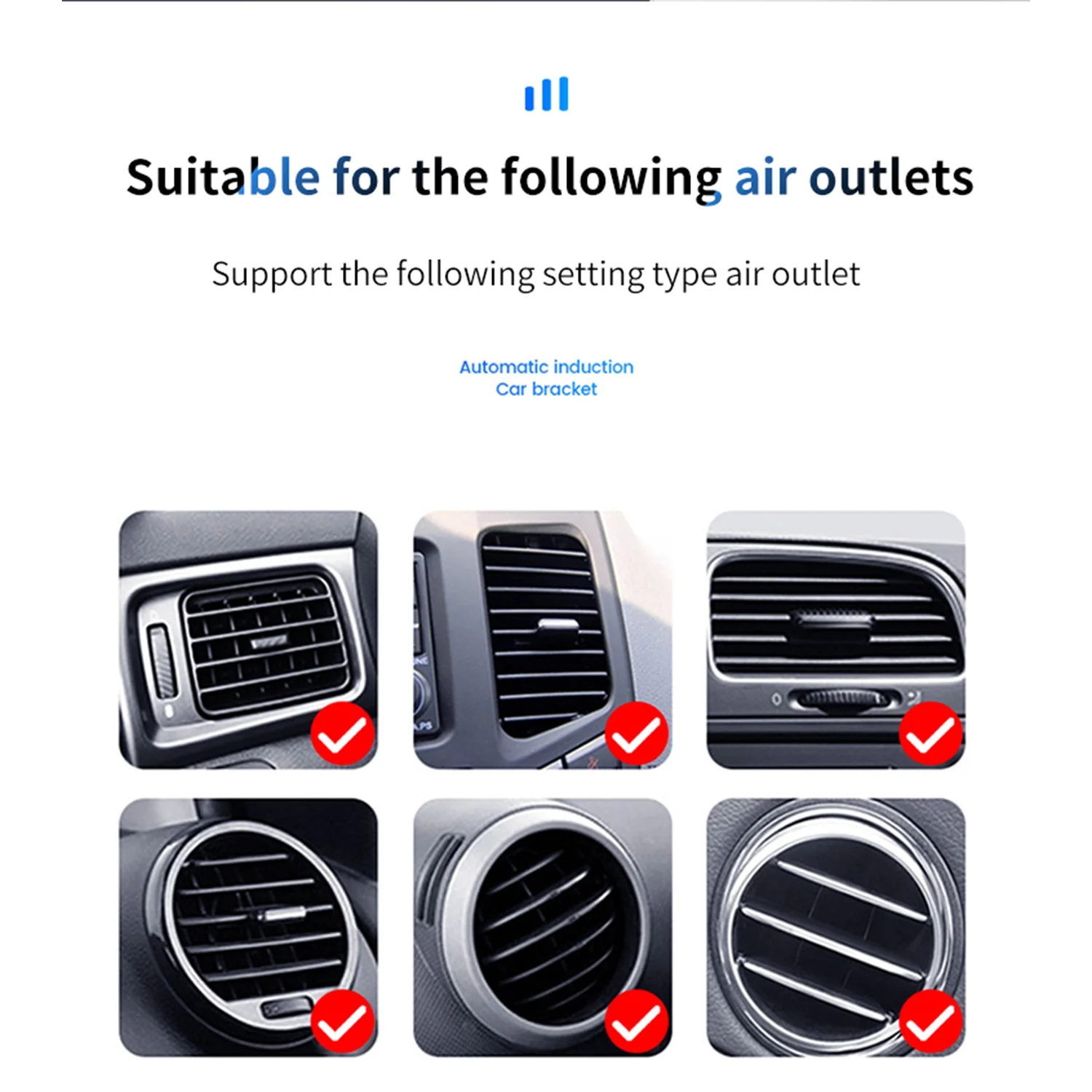 SkyAuks Magsafe Magnetic Car Wireless Charger, Mobile Holder for iPhone 14/13 Pro/Pro Max (White)