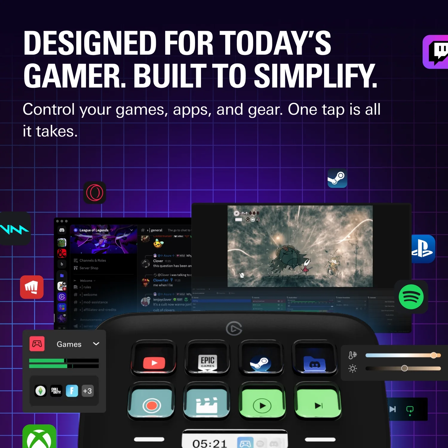Elgato Stream Deck Neo (Black) – USB Productivity Controller, 8 Customizable Keys, Speed Through Tasks & Workflows, For Working/Streaming/Music/Gaming, Laptop Friendly, Drag-’n-Drop Setup on Mac/PC