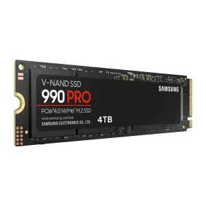 Samsung 990 PRO 4 TB Solid State Drive – M.2 2280 Internal – PCI Express NVMe (PCI Express 4.0 x4) – Gaming Console Device Supported – 7450 MB/s Maximum Read Transfer Rate – 256-bit