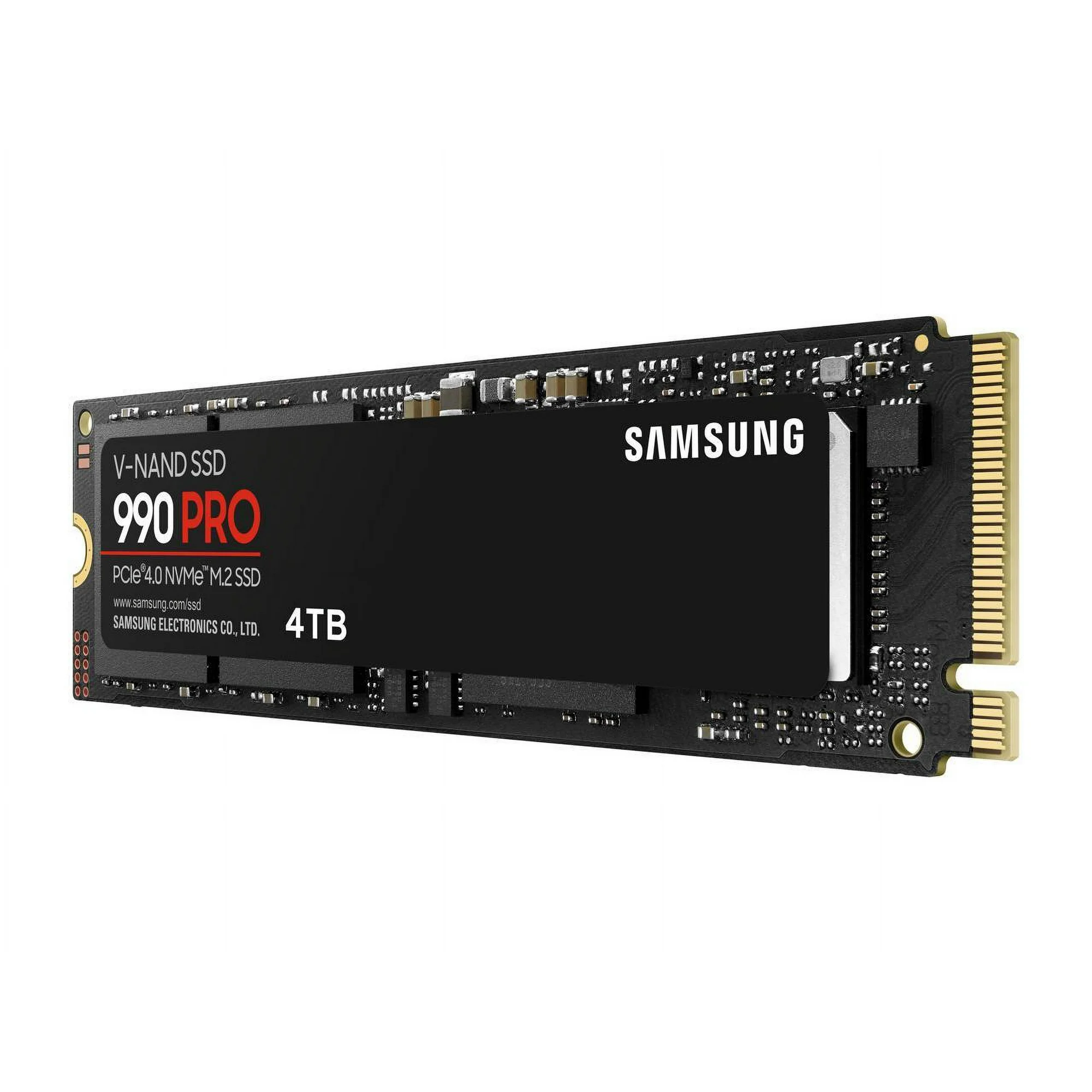 Samsung 990 PRO 4 TB Solid State Drive - M.2 2280 Internal - PCI Express NVMe (PCI Express 4.0 x4) - Gaming Console Device Supported - 7450 MB/s Maximum Read Transfer Rate - 256-bit