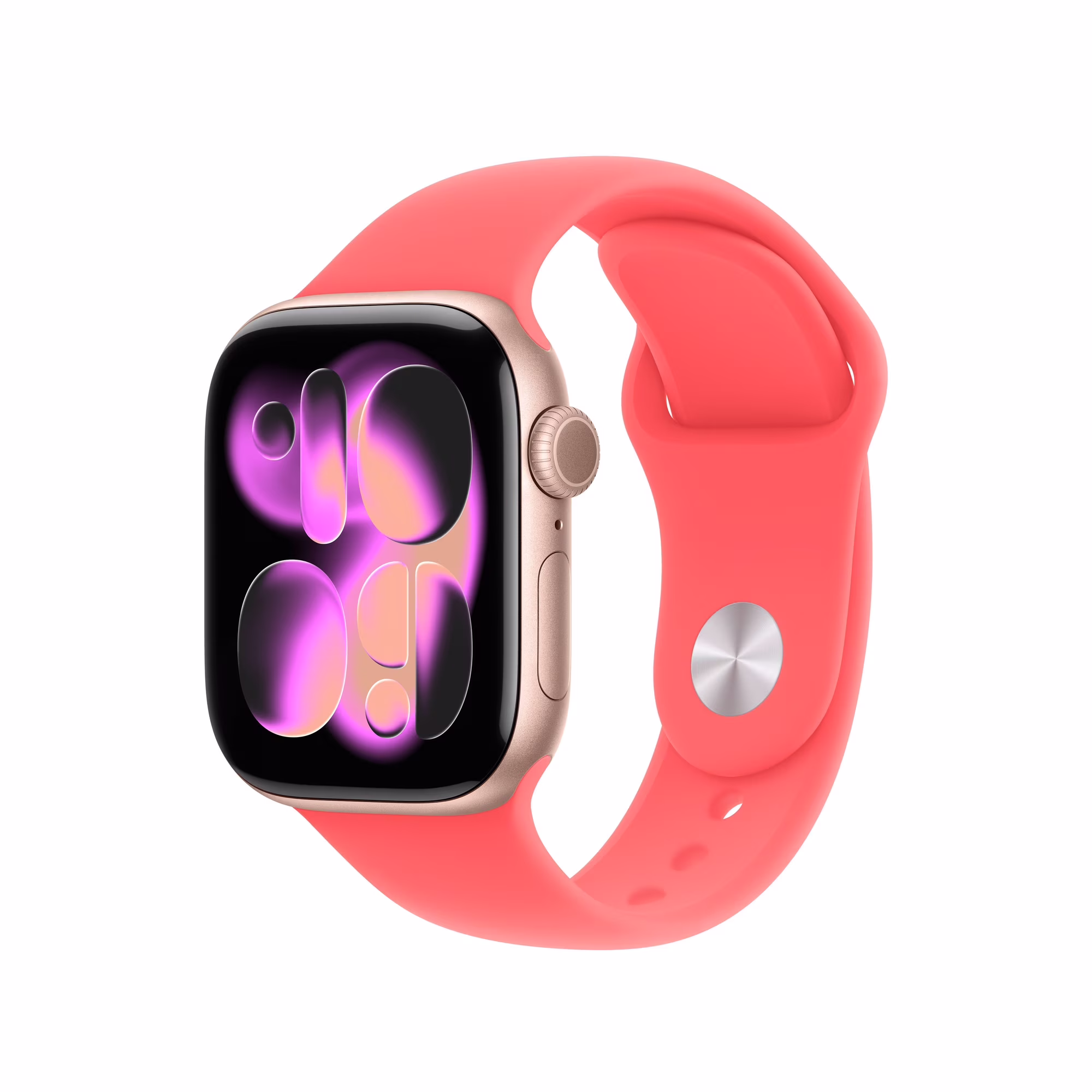 Apple Bright Guava 42mm Sport Band (S/M) – Compatible with Apple Watch 38mm, 40mm, 41mm Models