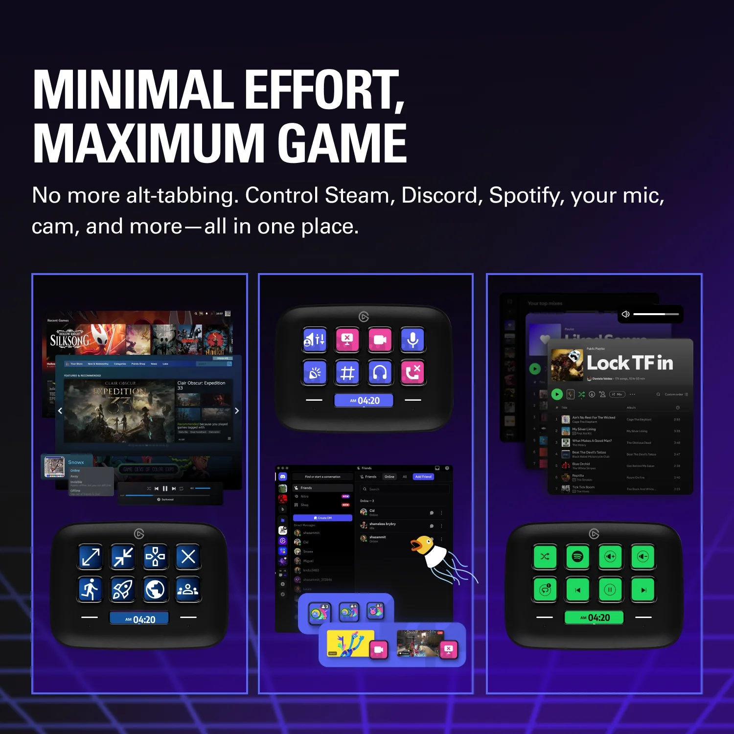 Elgato Stream Deck Neo (Black) – USB Productivity Controller, 8 Customizable Keys, Speed Through Tasks & Workflows, For Working/Streaming/Music/Gaming, Laptop Friendly, Drag-’n-Drop Setup on Mac/PC